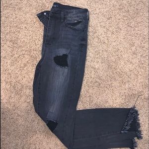 Boutique Black Ripped Jeans